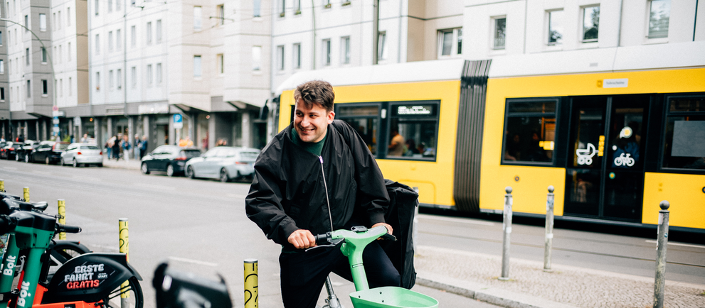 Leo in Aktion in der Luisenstadt Mitte